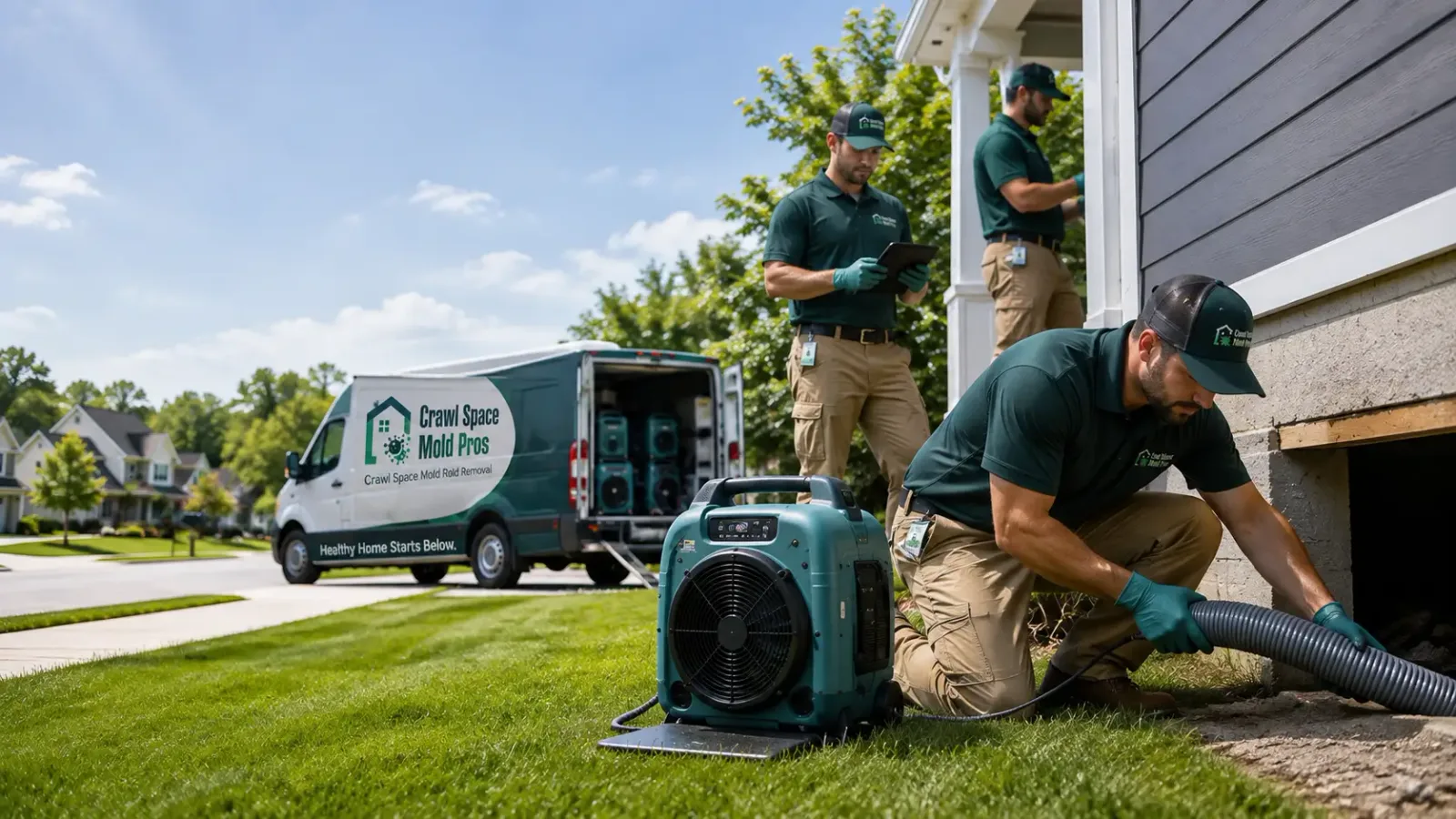 Crawl Space Mold Removal in North Canton, OH